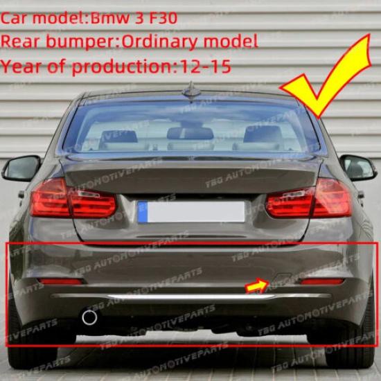 Rear Bumper Tow Hook Hole Eye Cover Cap For BMW F30 320i 328i 335i Sedan 2012-15