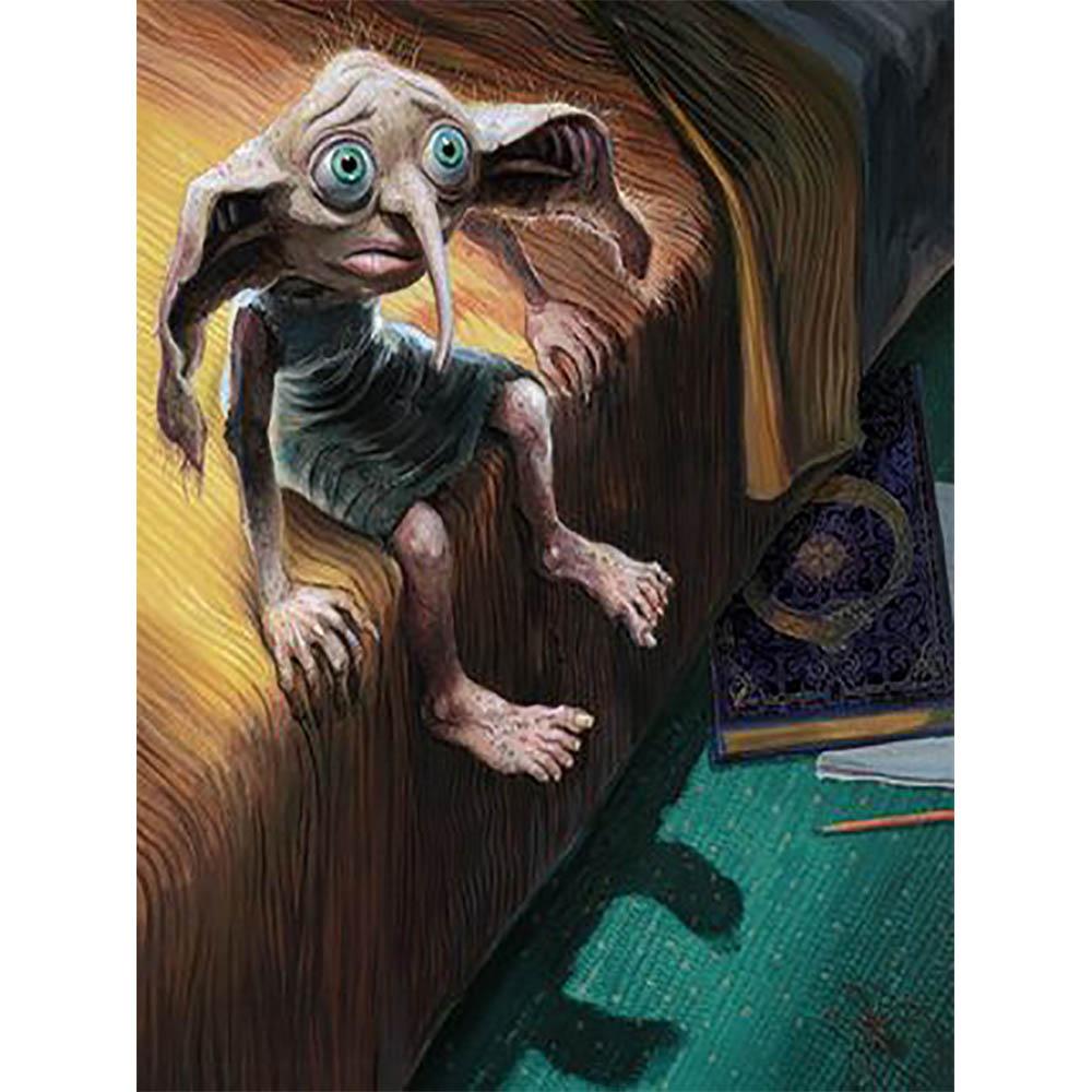 5D DIY Harry Potter Diamond Painting Elf Dobby Hogwarts School of Witchcraft and Wizardry Cross Embroidery Mosaic Art Gift