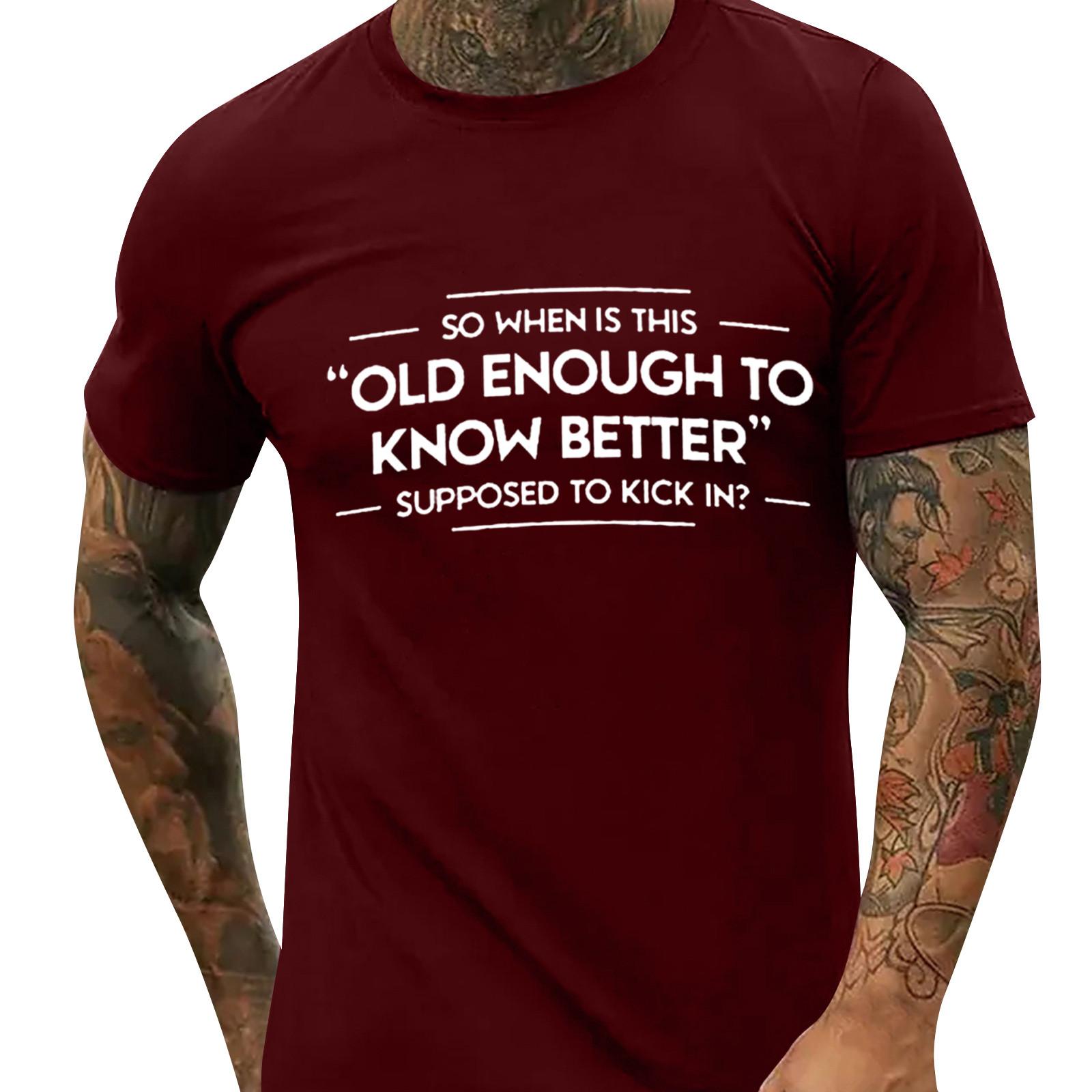 

Мужская футболка Футболки с графическим текстом Pool3D печать Уличная повседневная одежда с короткими рукавами и принтом Базовая одежда XL винный