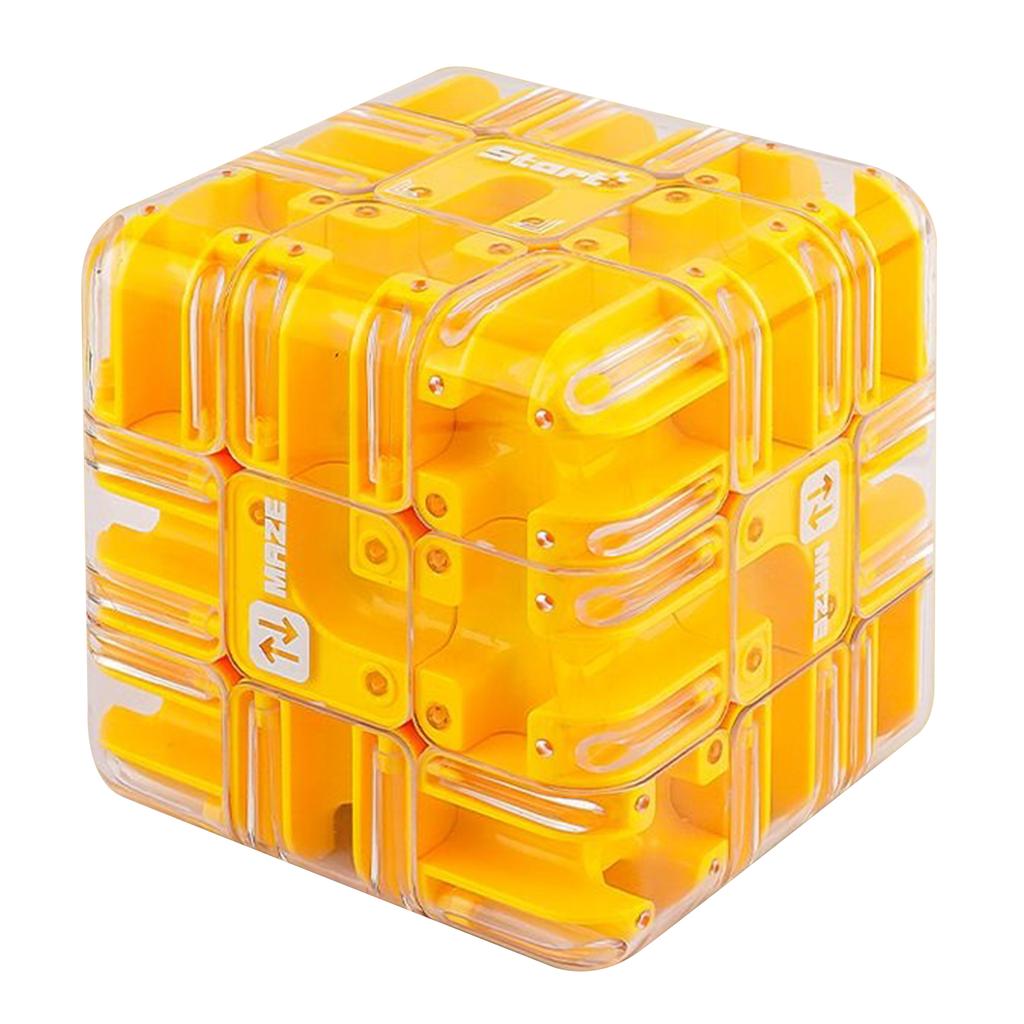Großes Labyrinth 3D-Puzzles Labyrinthwürfel 3D-Labyrinthwürfel-Puzzle mit rollender Kugel Fesselndes Gehirnjogging-Spielzeug für Kinder