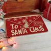 2D Flat Printed Christmas Floor Mat Non-Slip 3D Illusion Rug Round Vortex Carpet  Outdoor