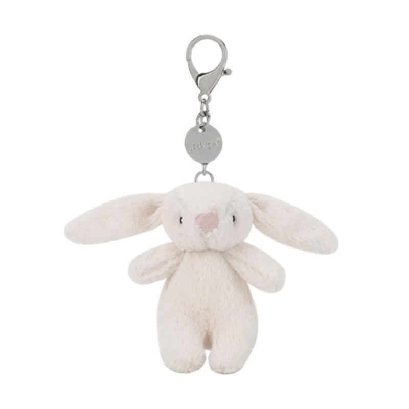 

JELLYCAT Бонни Кролик Зайчик Милая Молочно-Белая Кукла Плюшевая Подвеска Высота 8см