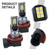 Enjoy Exceptional Performance with 2Pcs H11 LED Driving Bulbs 110W 20000LM