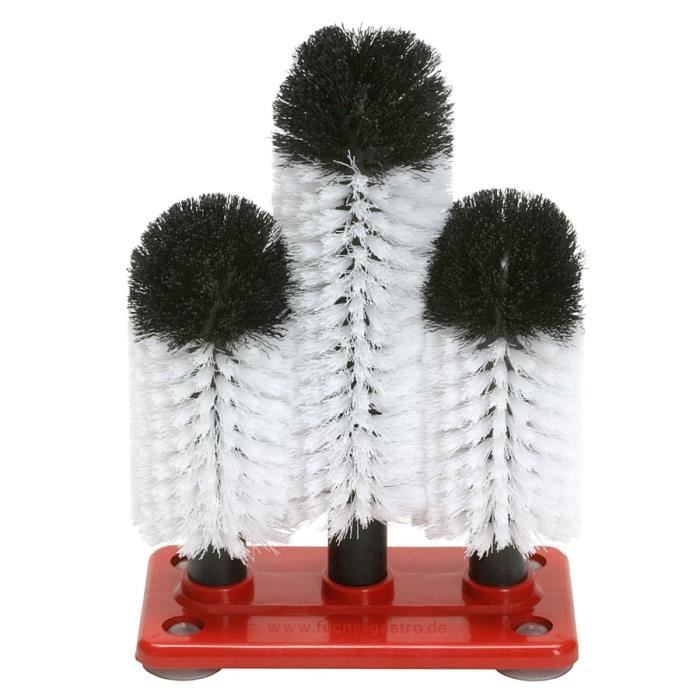 Brosse lave verre, Ensemble de brosses à laver le verre - Profis - GR-2 - 2 x 18 + 1 X 24 cm
