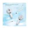 Mini Handheld Fan, Portable USB Rechargeable Fan, Battery Operated Small Pocket Fan, 3 Speeds Adjustable