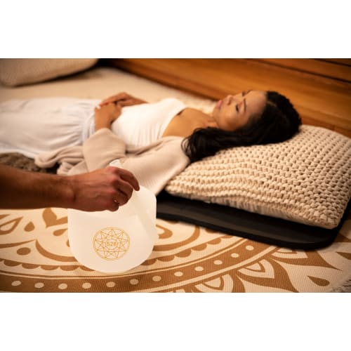 MEINL Sonic Energy Collection Crystal Singing Bowl Rod, Silicone Coated, Medium, 7.8" CSBRM