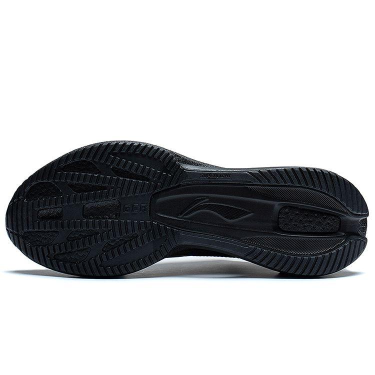 Li Ning Super Ligeras 20 Moda Duraderas Transpirables Zapatillas de Running de Caña Baja para Hombre Zapatillas Deportivas Negras ARBT001-7