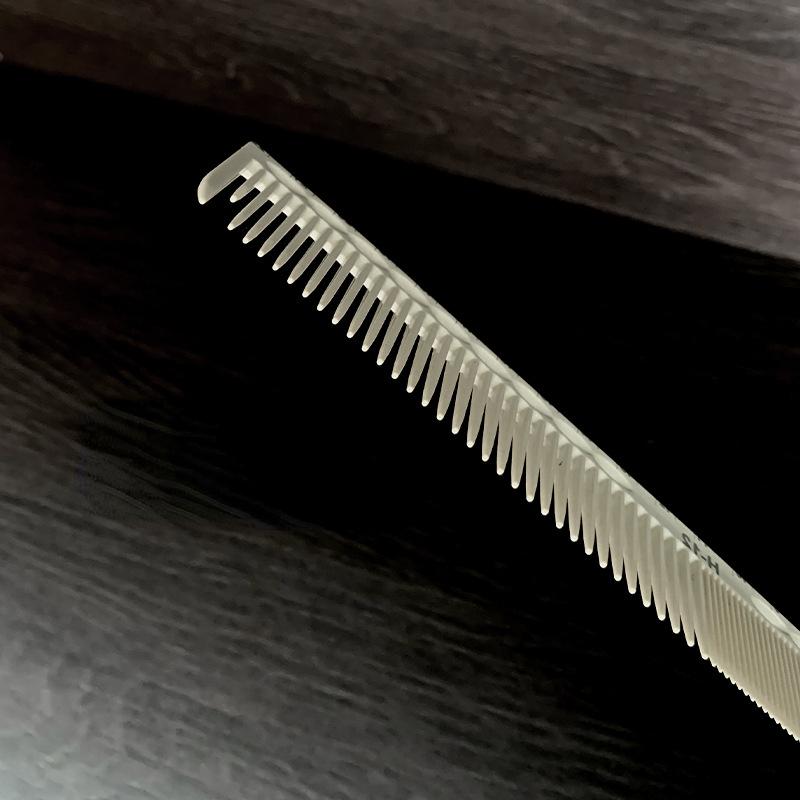 Professional Barber Comb Double-sided Laser Scale Hair Comb Hairdressing Anti-static Hair Cutting Comb Haircut Non-slip Handle