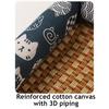 Summer Cooling Mat for Small Dogs Cats Breathable Pet Bed Pad Washable Anti Slip Dog Cat Bedding Portable Floor Cushion