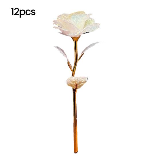 Künstliche bunte Rose Regenbogenrose Geschenk für Muttertag Erntedankfest Valentinstag Geburtstagsparty