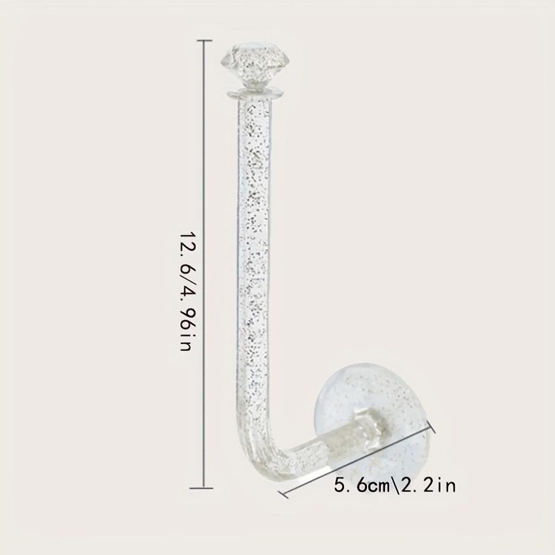 

2 шт. Прозрачный многофункциональный хрустальный настенный крючок для подвешивания ожерелий, ювелирных изделий, браслетов, часов и брелоков Материал:пластик 2pcs