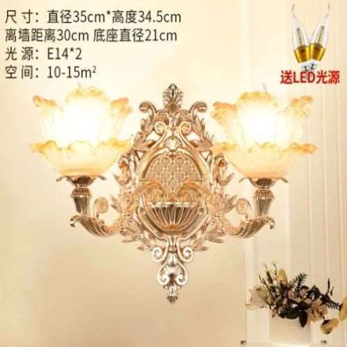 Candelabre europene Vila de lux Candelabru camera de zi Atmosfera simpla Dormitor Lumanare Lampa de cristal Lumini calde pentru restaurant