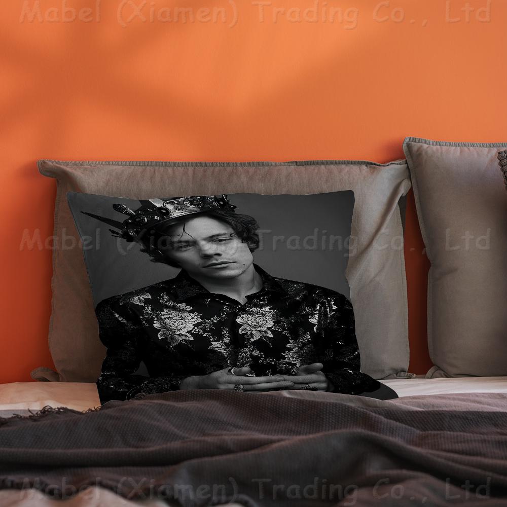 Sänger H-Harrys S-Styles Personalisierte Bildtext Heimdekorationskissen Haushaltsgeschenke 45x45cm