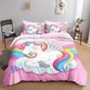 Mermaid Duvet Cover Set,Starfish Blue Undersea Style Dreaming Fairy Tale Bedding Set Girly Comforter Cover Bedroom Decor Gifts