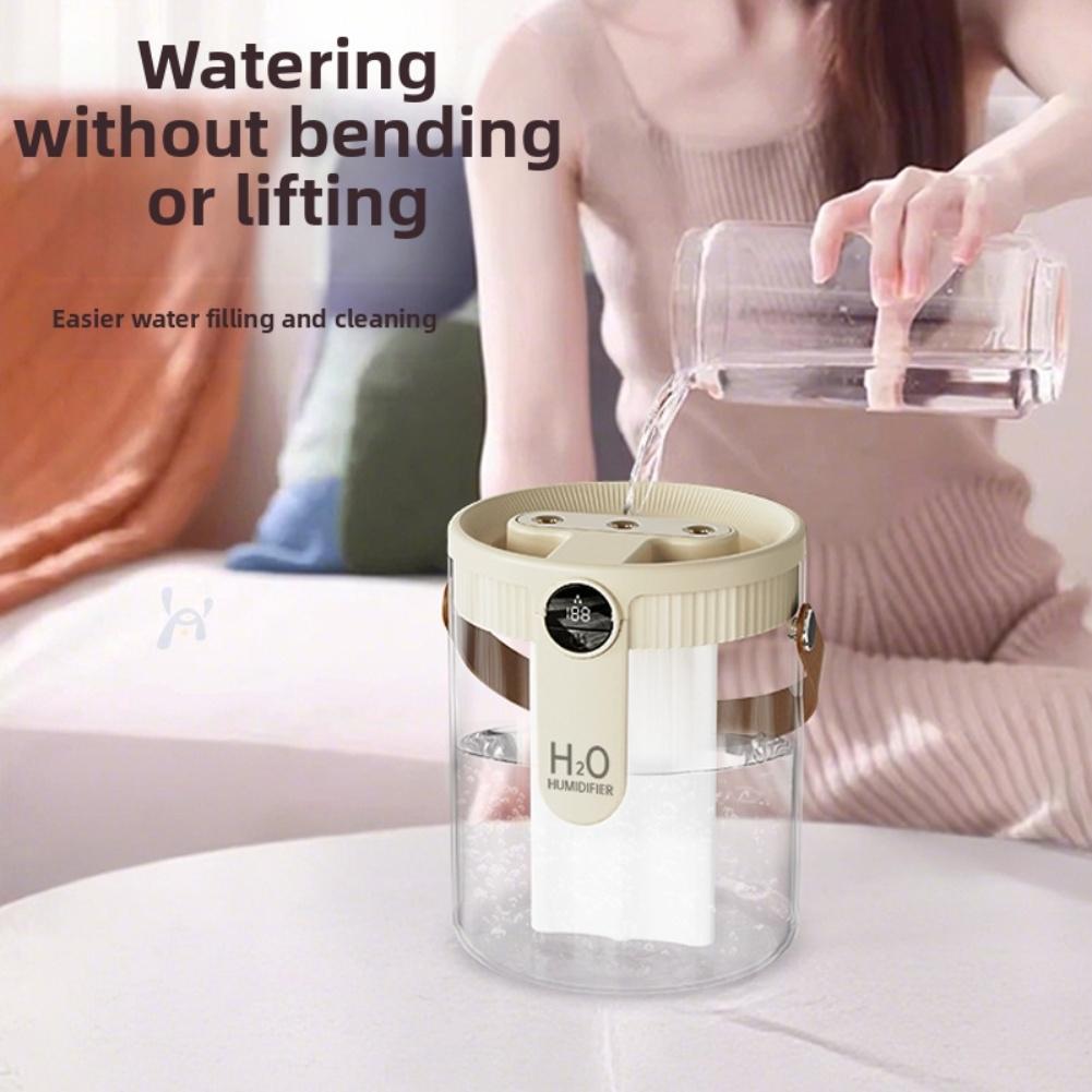 1 5L Wireless Portable Humidifier with Adjustable Spray Modes Offering Effective Moisture Control and Quiet Operation