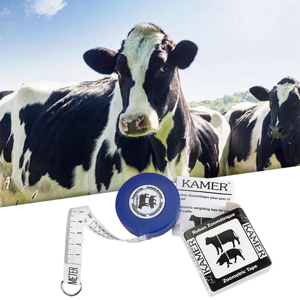 2.5M Cattle Pigs Body Weight Measuring Tape Poultry Animal Retractable