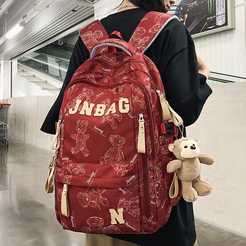 Schoolbag Children Elementary School Girls Junior High School Boys High School Boys Large Capacity Letter Backpack