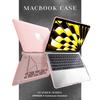 Laptop Case for MacBook Air 13 Inch (2020)/(2018) A2337 M1 A2179 A1932 Kickstand PU TPU PC Notebook Protective Cover