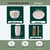 Eco-Friendly Rice Husk Disposable Tableware Set