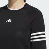 Women's Sweater Adidas Long Sleeve Pullover Sweater Knitwear Women's Black