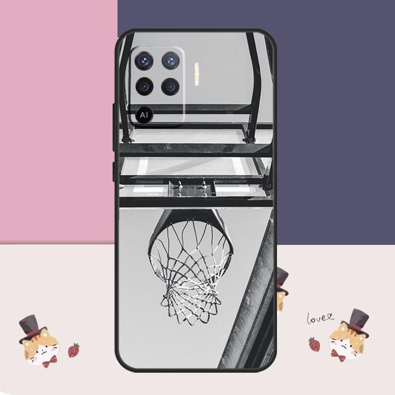 Basketball Case For Oppo A94 A74 A54 A18 A38 A58 A78 A98 A80 A60 A40 A96 A76 A16 A15 A17 A57 A77 A5 Pro