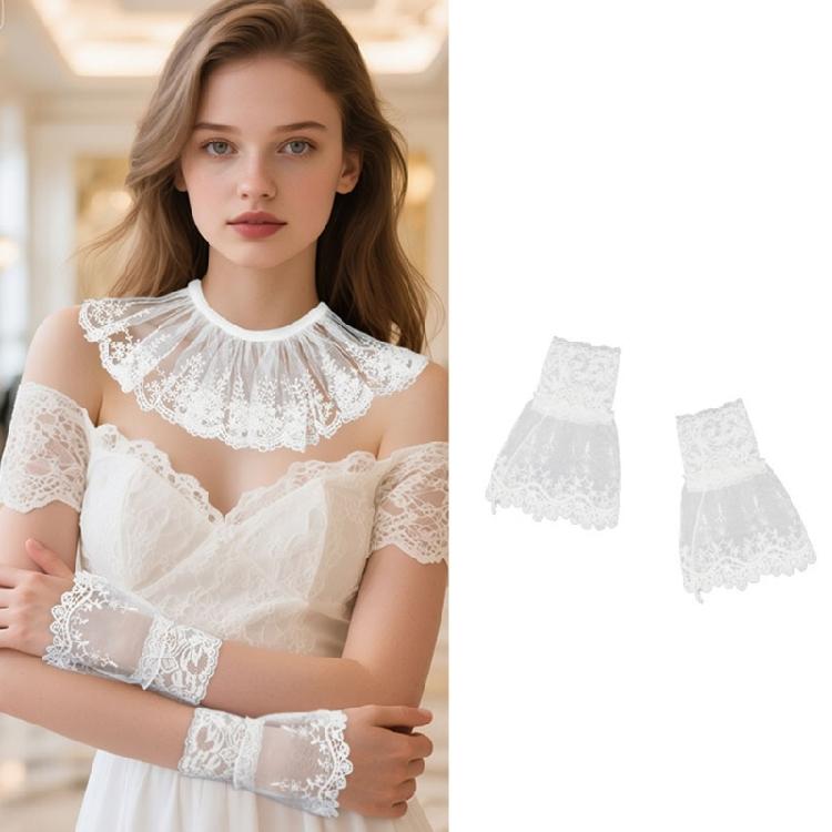 Romantics Skin Safe Wrist Cover Blends Elegantly With Fashion Styles Portable Lace Arm Accessory
