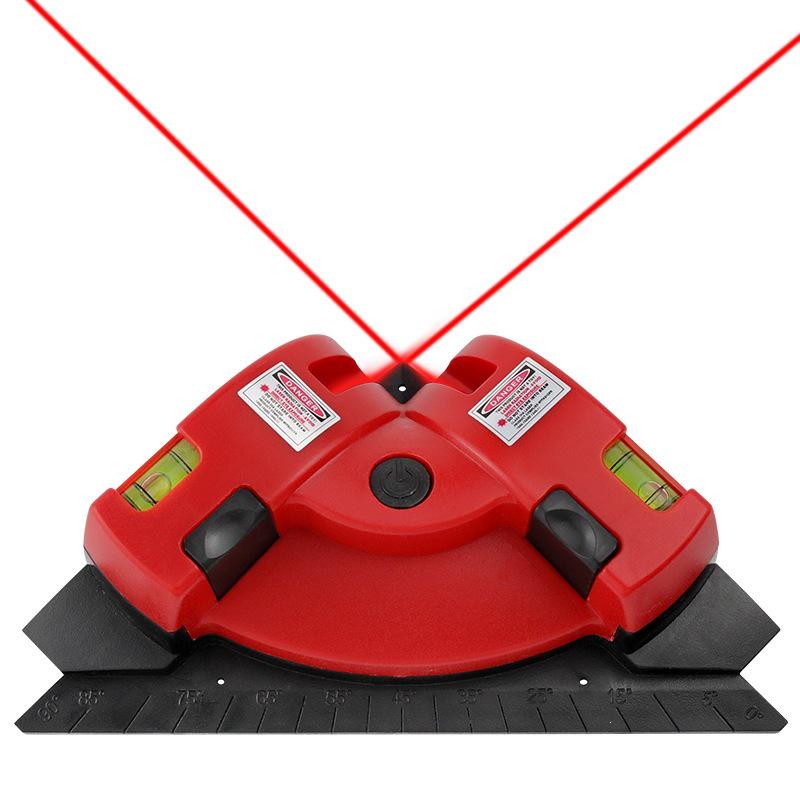 90° Tile Laying Tool: Wall & Floor Tile Level with Laser Right Angle Meter