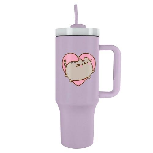 Pusheen Herz 1L Reisebecher