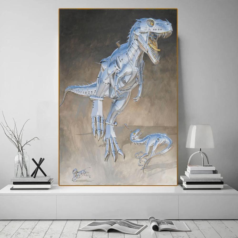 

Киберпанк Технология Steam Механическое Искусство Настенный Плакат Фрески Sorayama Модный Креативный Декор Домашней Комнаты Холст Картины Отпечатки 21x30cm No Frame