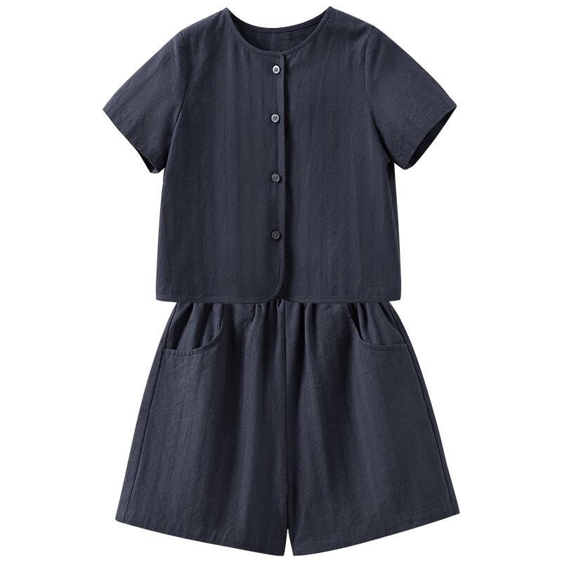 Hacikis Kids' Indigo Tencel Summer Wear