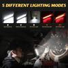 Portable COB Work Light USB Rechargeable LED Flashlight Inspection Lamp with Magnetic 5 Lighting Modes for Night Work Camping