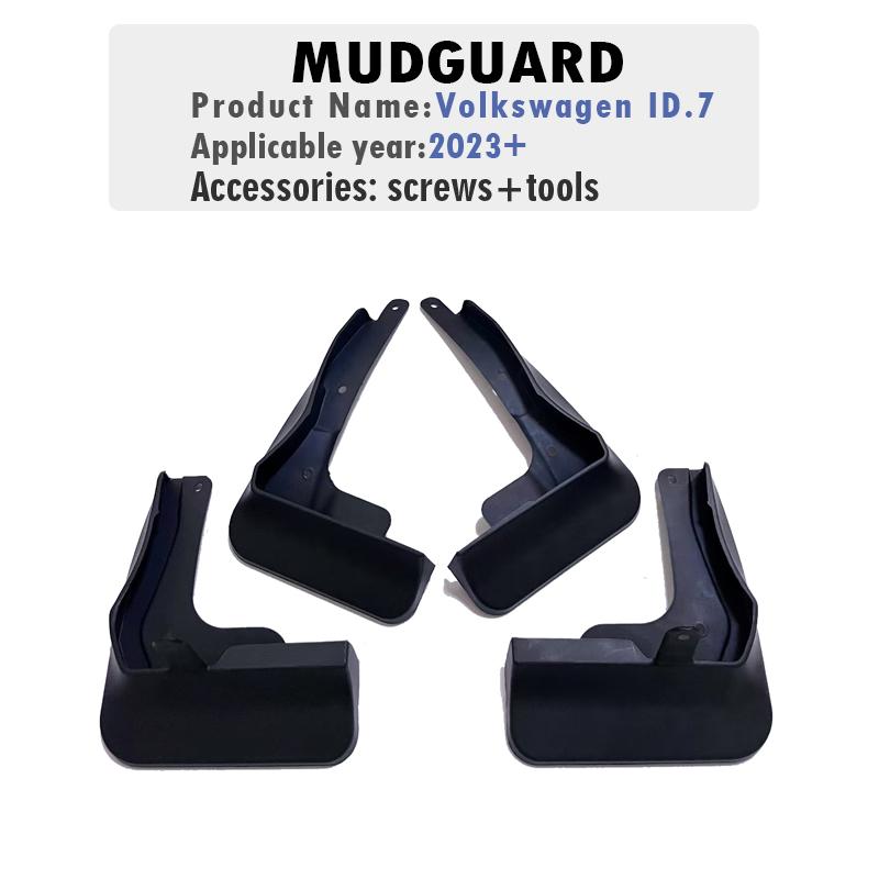 2024 2025 2026 PER Volkswagen VW ID.7 ID7 Paraspruzzi Parafanghi Paraspruzzi Fango Parafanghi Accessori Auto Anteriori Posteriori 4pz