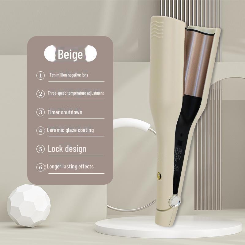 32mm U-Shaped Egg Roll Stick with Negative Ion Technology for Long-Lasting, Damage-Free Styling