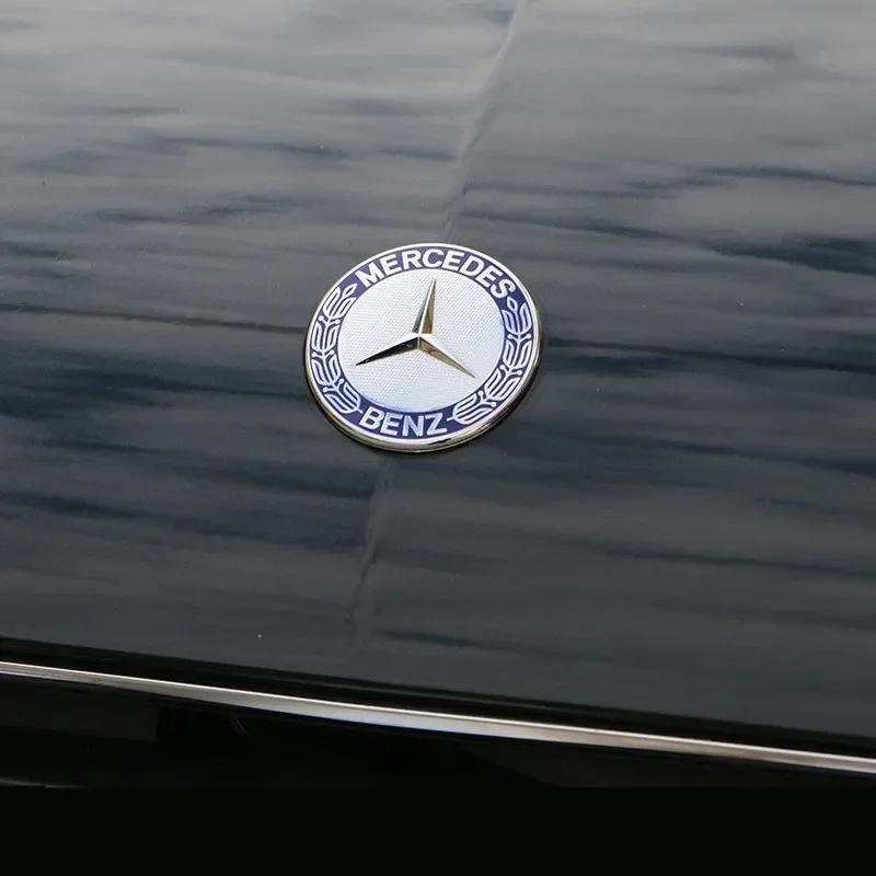 1ks 57mm Přední kapota auta Znak Odznak Kapota Pro Mercedes Benz AMGW204 W205 W212 W213 W221 W177 W246 GLA GLC Autopříslušenství