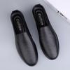 Fashion Genuine Leather Loafers Soft Casual Mens  Moccasins Breathable Male Slip on Flats Versatile Lazy Driving Footwear Business Shoes