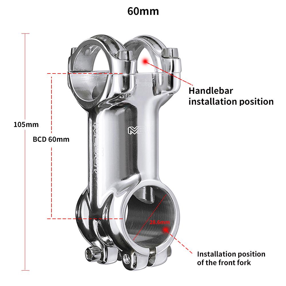 Bicycle Handlebar Stem Aluminum Alloy Bike Handlebar Riser Road Bike Front Fork Stem Adapter Cycle Accessory