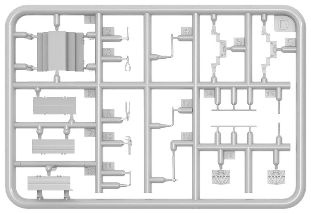 Miniart 1/35 Scale German Tank Crew at Work Special Edition Plastic Model Kit (5 Figures) with Toolbox, Tools, and Bucket (MA35285)