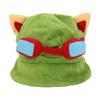 Chapéu de Pelúcia Teemo Adereço LOL League of Legends Rammus Cosplay Acessórios de Anime Adorável Adorno de Cabeça