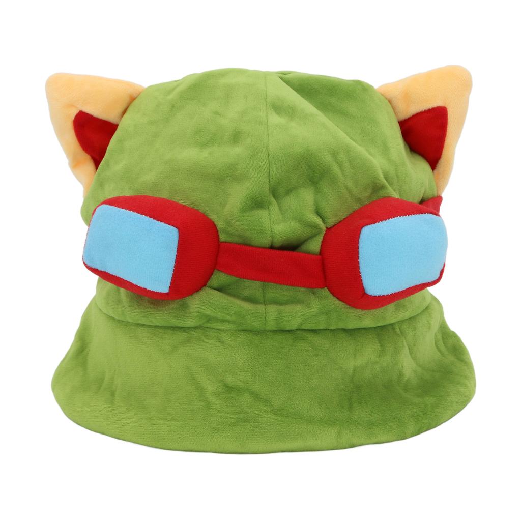 Chapéu de Pelúcia Teemo Adereço LOL League of Legends Rammus Cosplay Acessórios de Anime Adorável Adorno de Cabeça