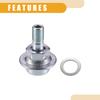 Fuel Injection Pressure Regulator No.23270-50010 - Car Fuel Pressure Regulator - for Toyota Land Cruiser 1998-2007 Metal Silver Tone - 1 Pc