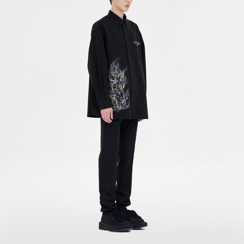 WE11DONE Washed Cotton Shirt WD-SH3-23-158-U-BK