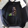 Anime Print Oddworld Hoodies With Hooded Comfortable Cartoon Sweatshirt Long Sleeve Harajuku Clothing Moletom Retro Soft Hoody