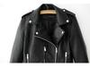 Women's Autumn/Winter PU Leather Motorcycle Jacket – Korean Style Slim Fit Short Coat