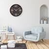 Minimalistische dreidimensionale digitale Wanduhr, stanzfrei, geräuschlos, tickt nicht, für Küche, Schlafzimmer, Arbeitszimmer
