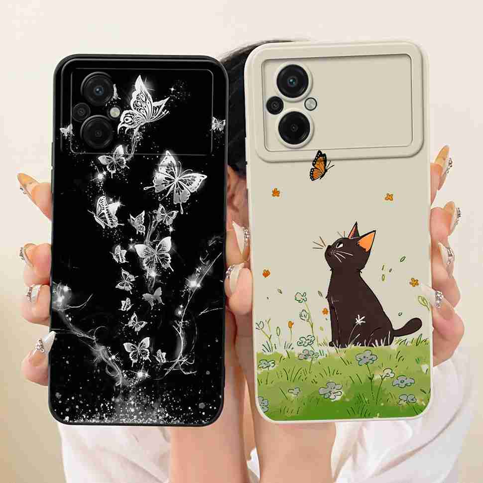 For Xiaomi Poco M5 4G Case Soft Silicone Beautiful Pattern Phone Back Cover For Xiaomi PocoM5 Poco M5 Casing Fundas Capa