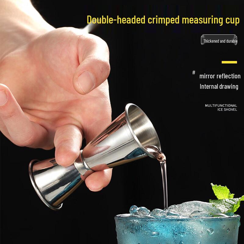 ZISIZ Stainless Steel Dual-Head Measuring Jigger