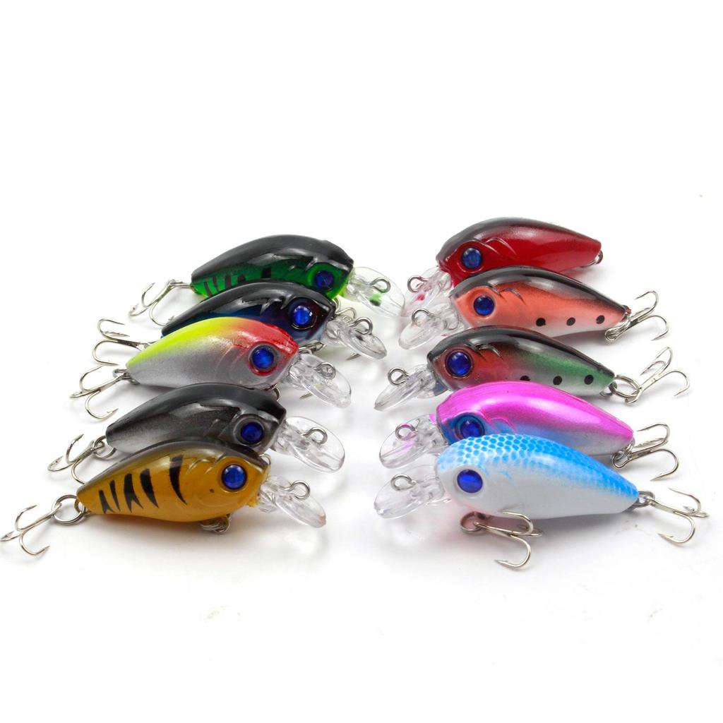 Ding Liang Floating Surface Lure - Rocking Fat Fish Bait for Freshwater & Sea (Simulation Hard Bait)