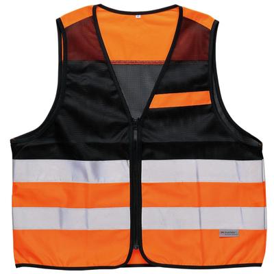 Reflektierende Arbeitskleidung, hohe Sicherheit, fluoreszierend, große Größe [Midori Anzen], Kleidung, Material, Mesh, Sichtbarkeit, Weste, Orange,