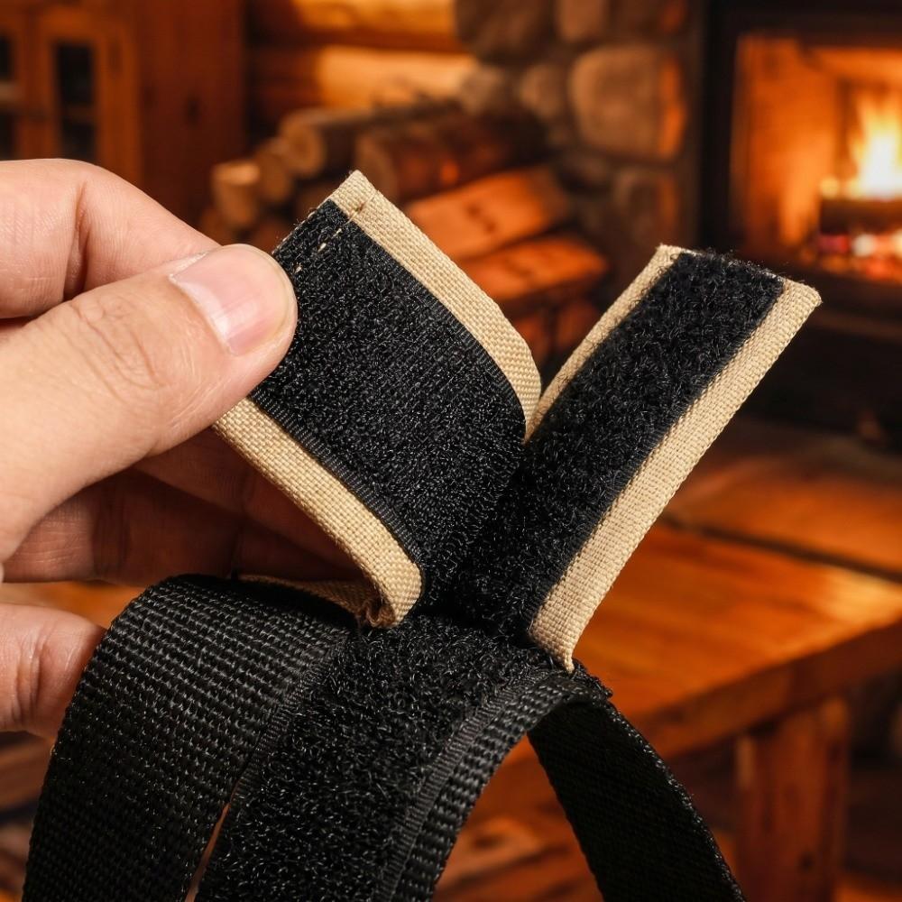 Heavy Duty Wood Carrying Bag With Handle Log Tote Bag Firewood Carrying Bag  Indoor Fireplace