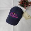 Unisex Art Flower Baseball Hat With Embroidered Text And Adjustable Fit For Daily Fashion